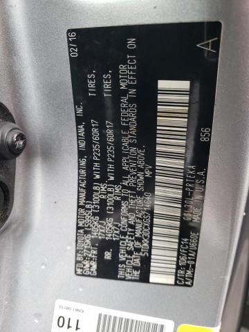 5TDKK3DCXGS714640 Toyota SIENNA LE