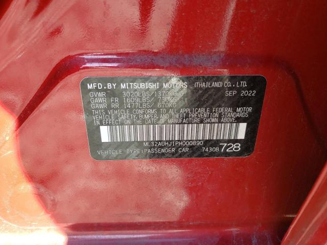 ML32AUHJ1PH000890 Mitsubishi MIRAGE ES