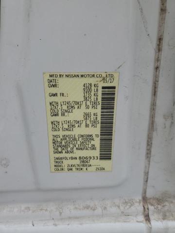 1N6BF0LY8HN806933 Nissan NV 2500 S