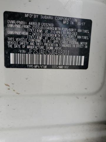 JF2SJAEC5JG488211 Subaru Forester 2.5i Premium