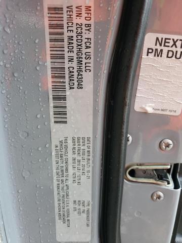 2C3CDXHG6MH643048 Dodge CHARGER GT