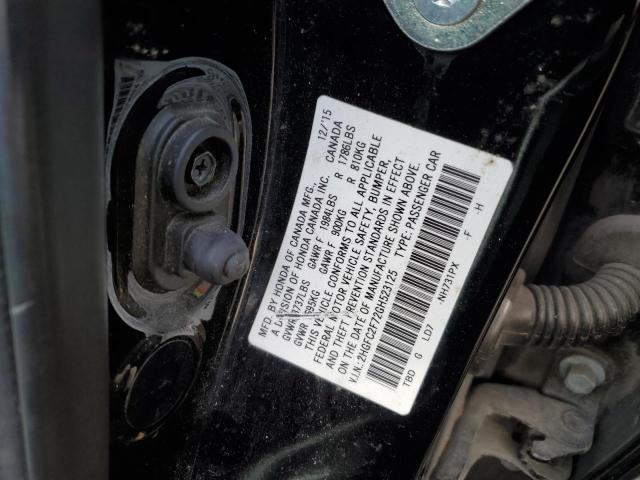 2HGFC2F72GH523125 Honda CIVIC EX