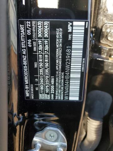 W1N4M4HB4NW239681 Mercedes-Benz Glb 250 4matic