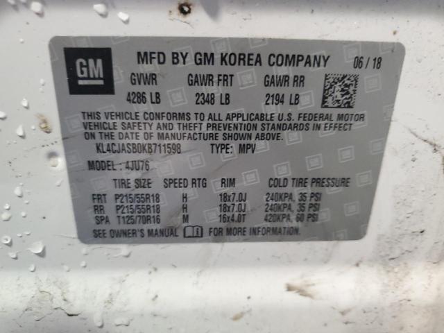 KL4CJASB0KB711598 Buick Encore Preferred