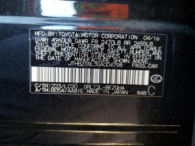 JTHBZ1BL3GA004798 Lexus Gs 350 Base