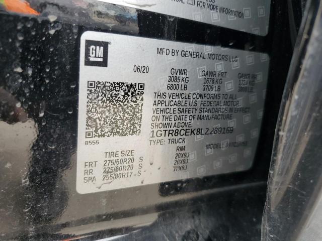 1GTR8CEK8LZ289169 GMC Sierra C1500 Elevation
