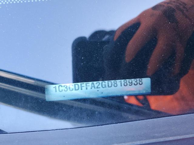 1C3CDFFA2GD818938 Dodge Dart Sxt Sport