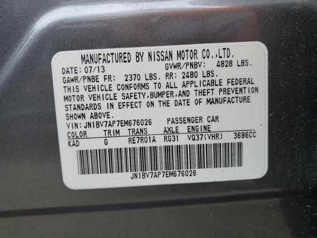 JN1BV7AP7EM676026 Infiniti Q50 BASE