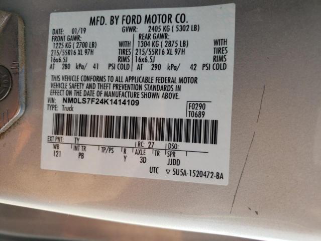 NM0LS7F24K1414109 Ford Transit Connect Xlt