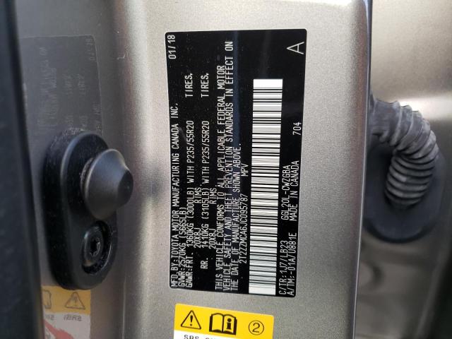 2T2ZZMCA6JC095787 Lexus Rx 350 Base