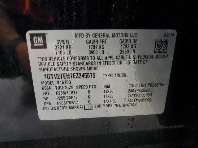 1GTV2TEH7EZ345576 GMC Sierra K1500