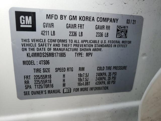KL4MMDS26MB171805 Buick Encore Gx Select