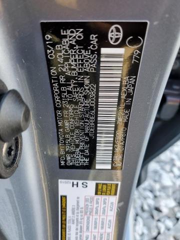 JTDEBRBE6LJ003822 Toyota COROLLA LE