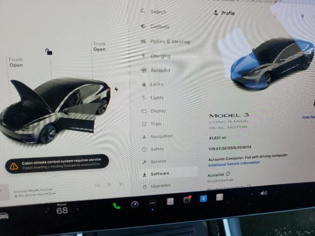 5YJ3E1EB3LF618014 Tesla MODEL 3