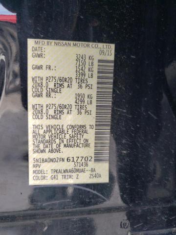 5N1BA0ND2FN617702 Nissan ARMADA SV