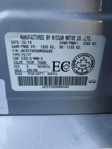 JN1EV7AR0KM590468 Infiniti Q50 LUXE