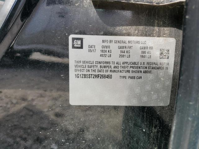 1G1ZB5ST2HF268460 Chevrolet MALIBU LS