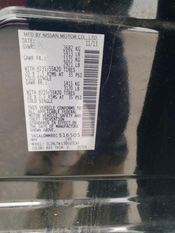 5N1AL0MM8EC516505 Infiniti QX60