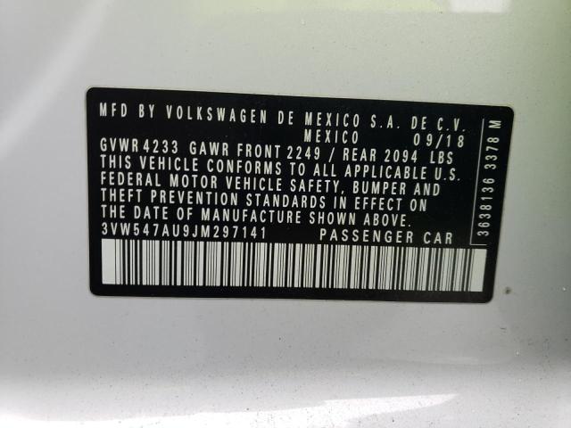 3VW547AU9JM297141 Volkswagen GTI S