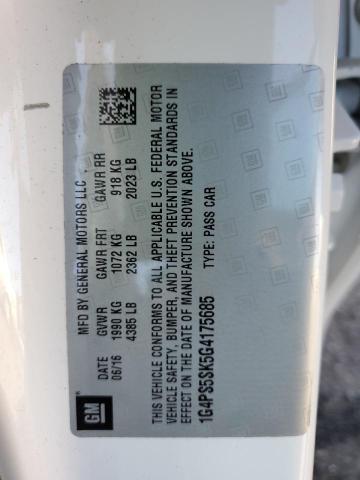 1G4PS5SK5G4175685 Buick Verano