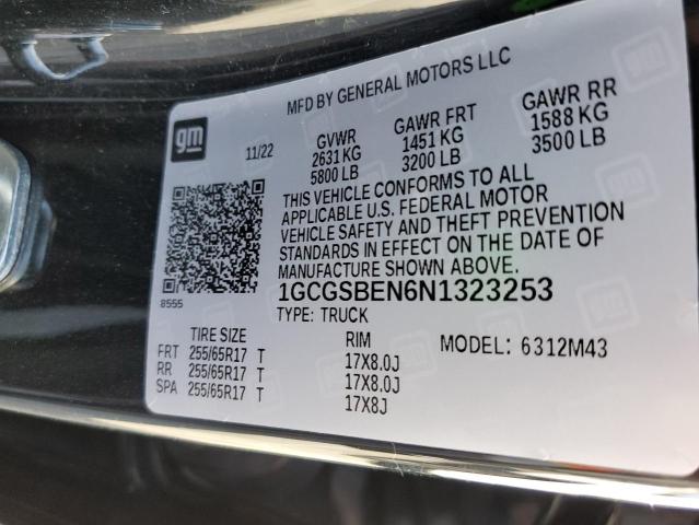 1GCGSBEN6N1323253 Chevrolet Colorado
