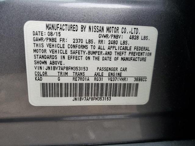JN1BV7AP8FM353153 Infiniti Q50 BASE