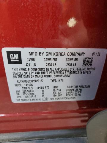 KL4MMDS27PB020167 Buick Encore Gx Select