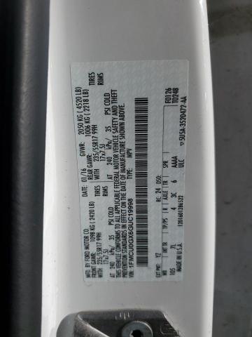 1FMCU0GX6GUC19998 Ford ESCAPE SE