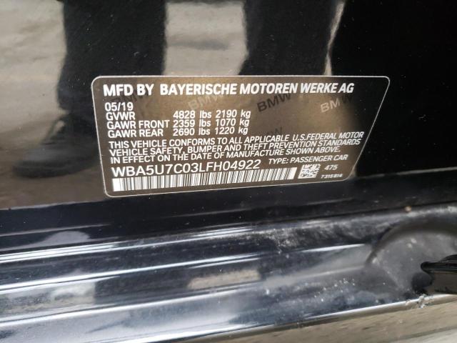 WBA5U7C03LFH04922 BMW M340I