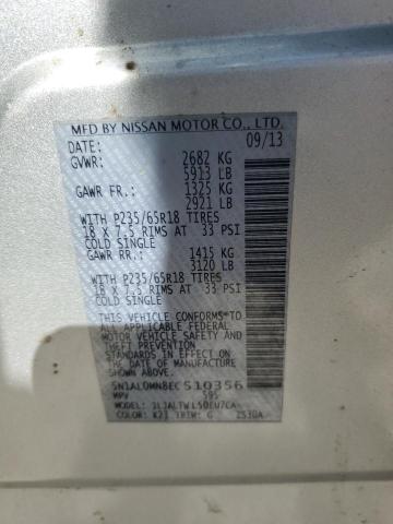5N1AL0MN8EC510356 Infiniti QX60