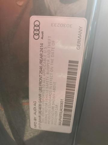 WAUP4AF59JA030831 Audi S5 Premium Plus