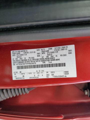 1FTEW1EF1FFB33072 Ford F150 Supercrew