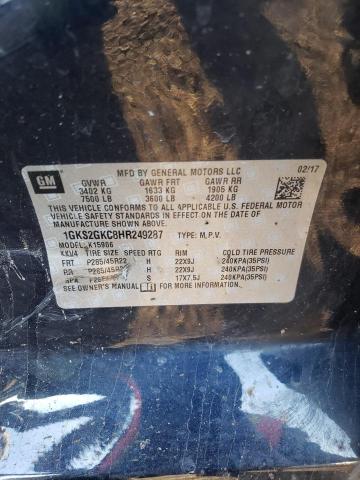 1GKS2GKC8HR249287 GMC Yukon Xl K1500 Slt