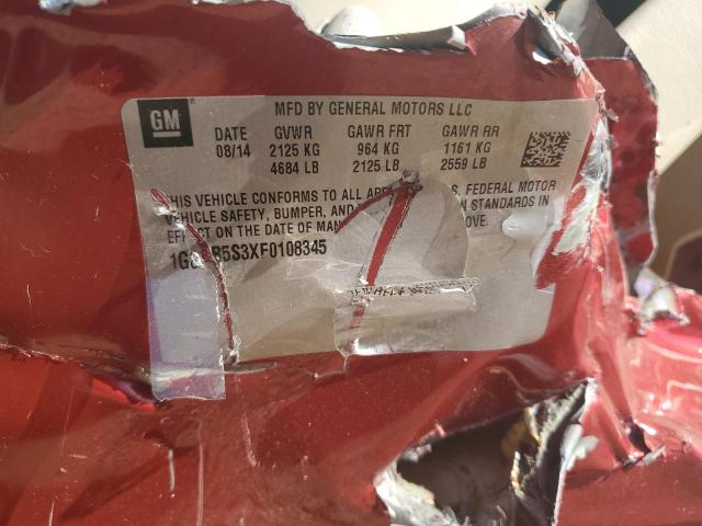 1G6AR5S3XF0108345 Cadillac Cts Luxury Collection