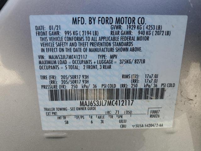 MAJ6S3JL7MC412117 Ford Ecosport Ses