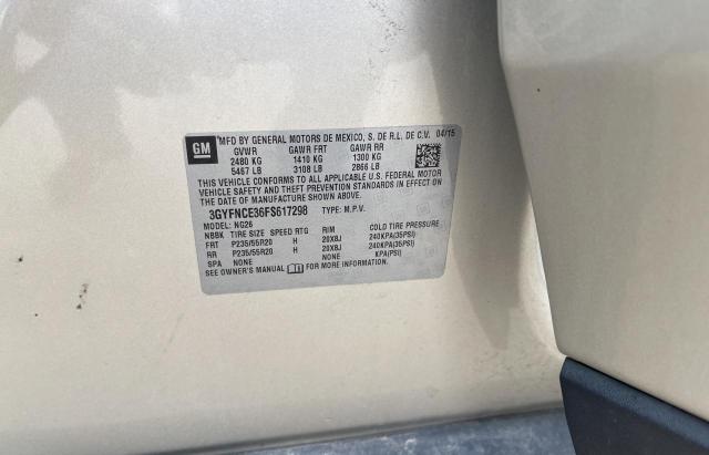 3GYFNCE36FS617298 Cadillac Srx Performance Collection