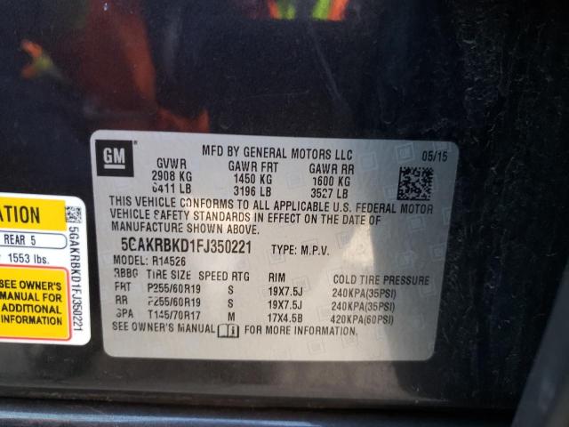 5GAKRBKD1FJ350221 Buick Enclave