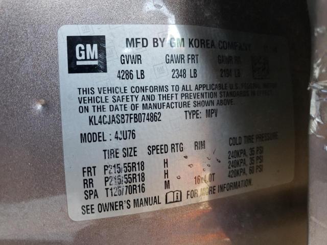 KL4CJASB7FB074862 Buick Encore