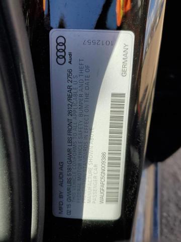 WAUGFAFC5GN009386 Audi A6 Premium Plus
