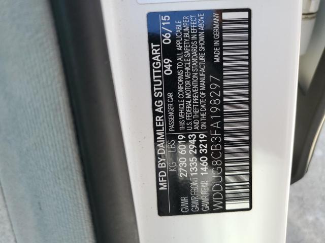 WDDUG8CB3FA198297 Mercedes-Benz S 550