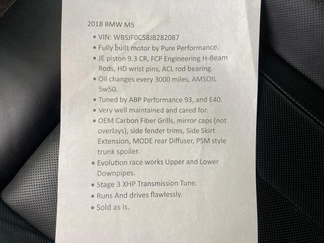 WBSJF0C58JB282087 BMW M5