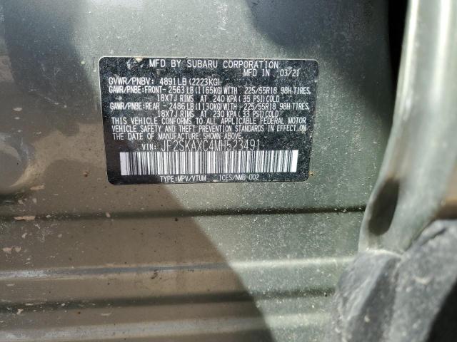 JF2SKAXC4MH523491 Subaru Forester T