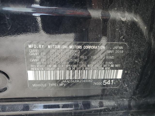 JA4AD3A39KZ045062 Mitsubishi Outlander Se