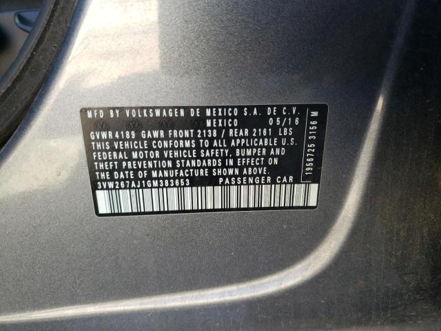 3VW267AJ1GM383653 Volkswagen JETTA S