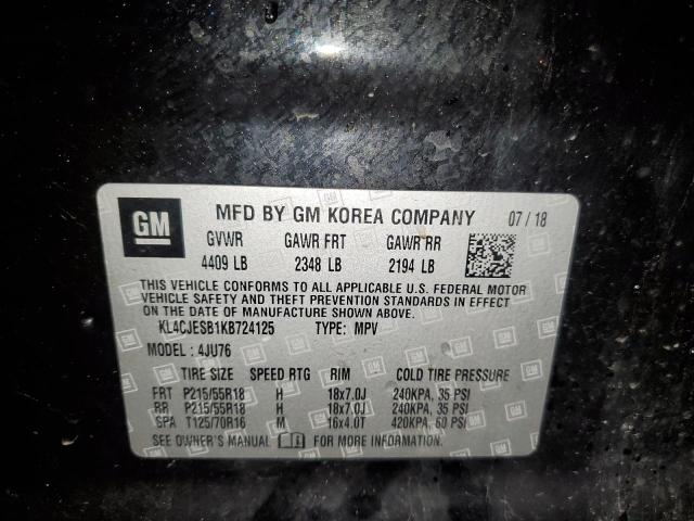 KL4CJESB1KB724125 Buick Encore Preferred