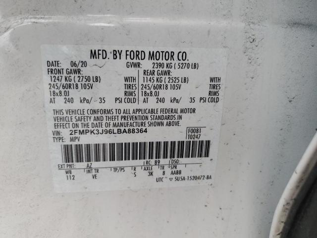 2FMPK3J96LBA88364 Ford EDGE SEL