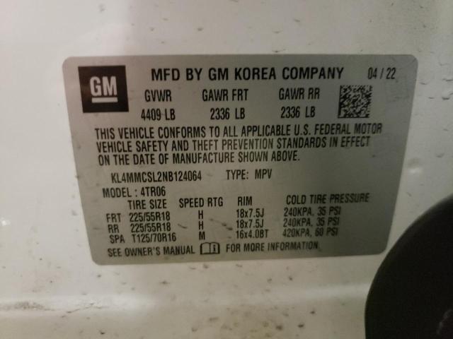 KL4MMCSL2NB124064 Buick Encore Gx Preferred