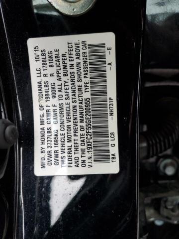 19XFC2F55GE200955 Honda Civic Lx