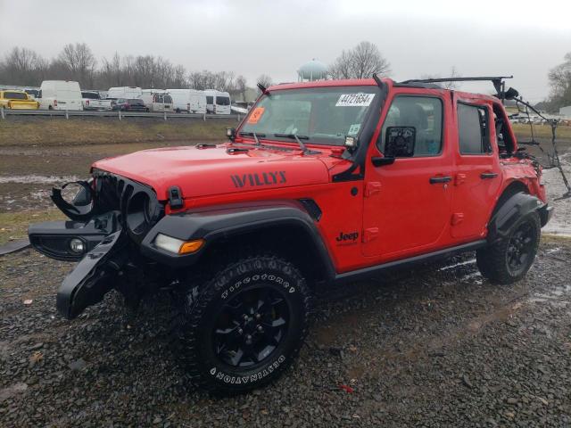 44721654 :رقم المزاد ، 1C4HJXDG3MW501659 vin ، 2021 Jeep Wrangler Unlimited Sport مزاد بيع