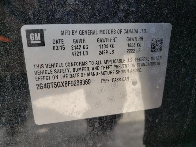 2G4GT5GX8F9238369 Buick REGAL GS